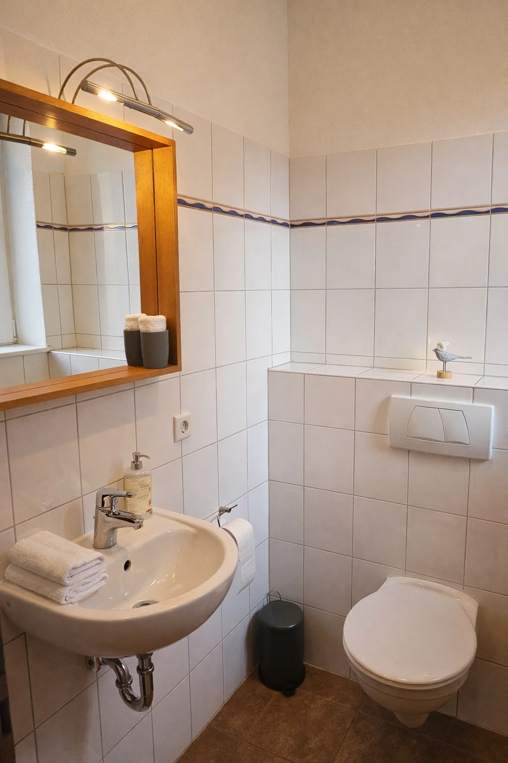 Gäste-WC im Ferienhaus Roter Seestern